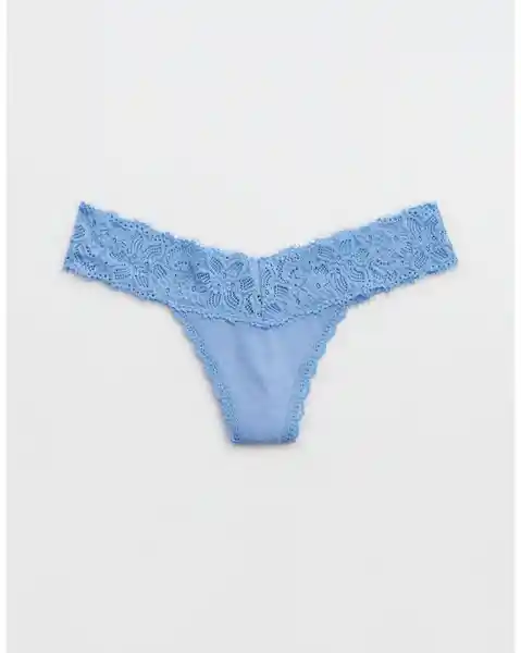 Panti Encaje Azul Talla SMALL Aerie American Eagle