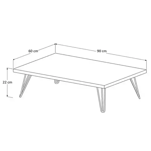 Muebles 2020 Mesa de Centro España Blanco