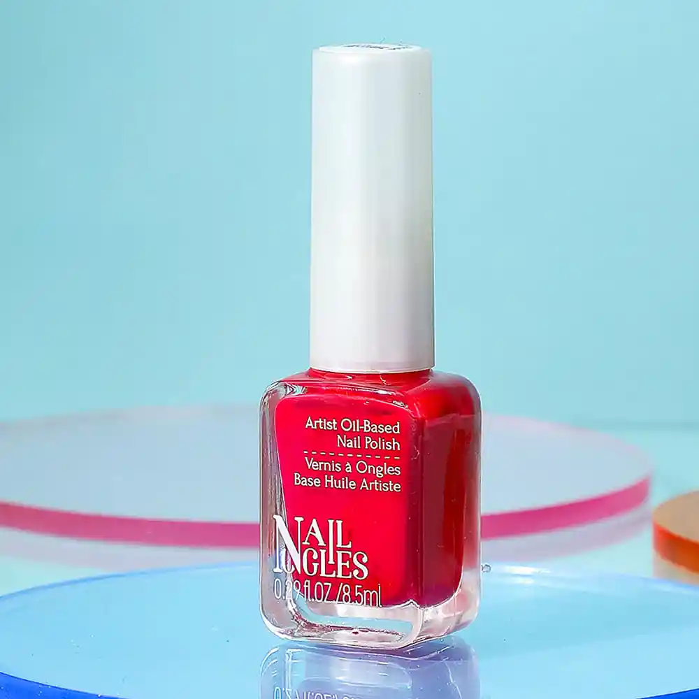 Miniso Esmalte Para Uñas de Base de Aceite Rojo Rosa