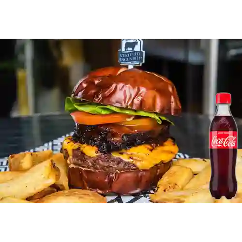 Rappi Fest Smoky Sweet Burger +Cocacola Org 400ml