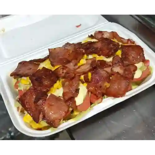 Salchipapas Maicitos y Tocineta Pareja 