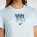 Reebok Camiseta Running Speedwick Azul Mujer Azul XS 100036557