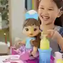 Baby Alive Muñeca Glo Pixies Sudsy Styling Castaña Hasbro