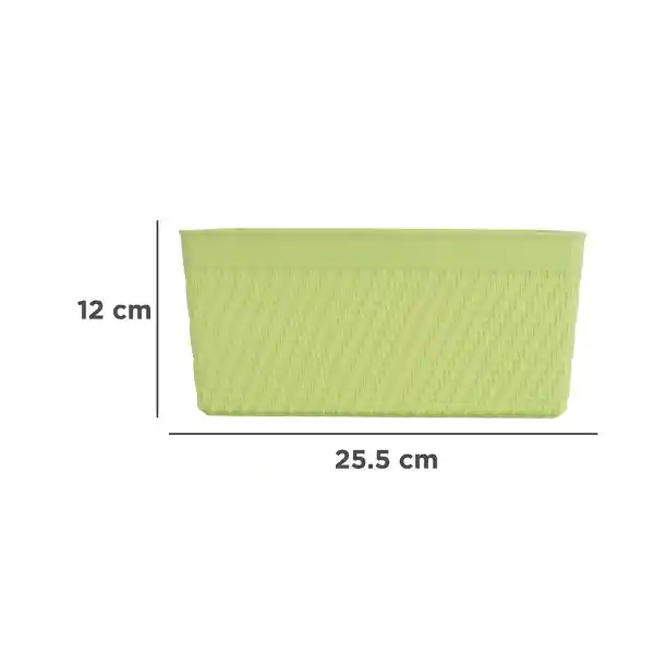 Organizador de Plástico Verde 25.5 cm L Miniso