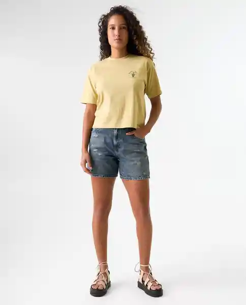 Short Mujer Azul Talla 6 352G005_AZU174021 Americanino
