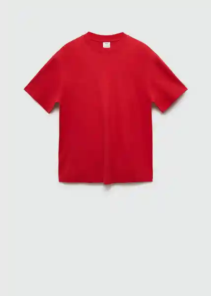 Camiseta Vermell Rojo Talla XS Hombre Mango