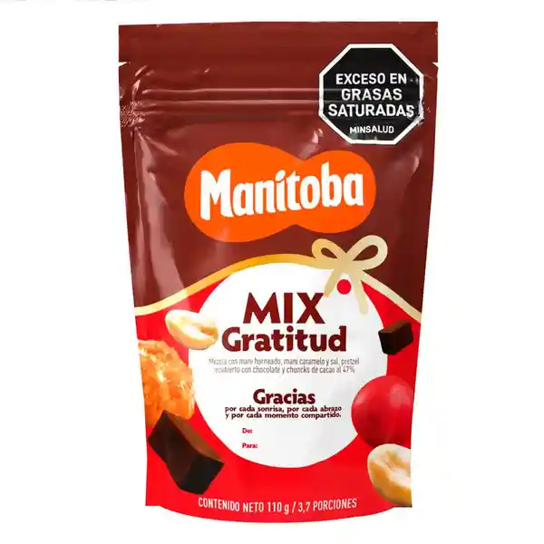 Manitoba Mezcla Maní Caramelo Pretzel Chocolate