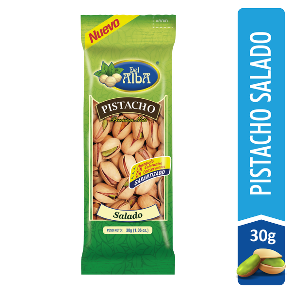 Del Alba Pistachos Salados 30 g
