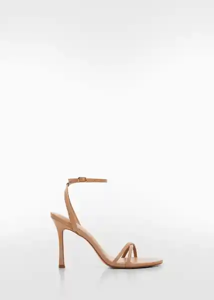 Sandalias Lula Nude Talla 38 Mujer Mango