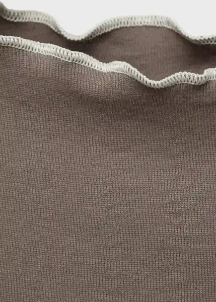 Camiseta Curlita Topo Talla M Mujer Mango
