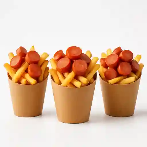 3 Salchipapas Personales