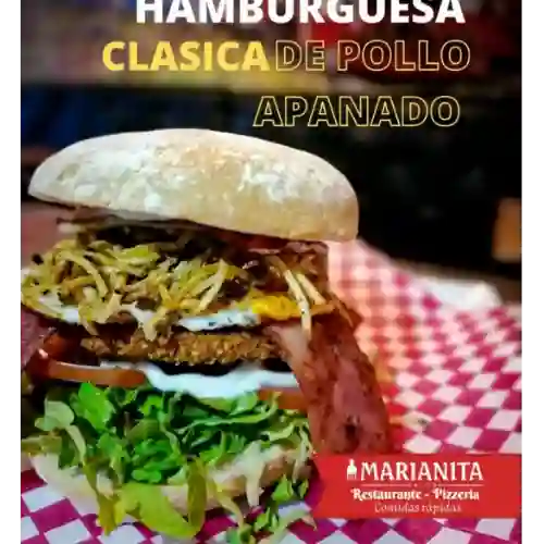 Hamburguesa Clásica de Pollo