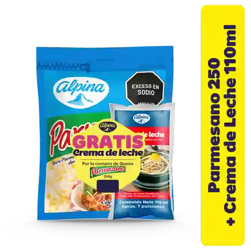 Alpina Queso Parmesano + Alpina Crema de Leche 2 Und
