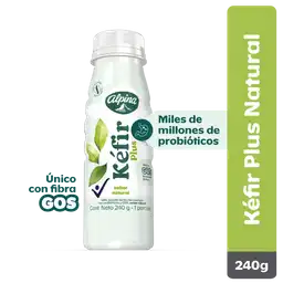 Kéfir Plus Alpina sabor natural 240g