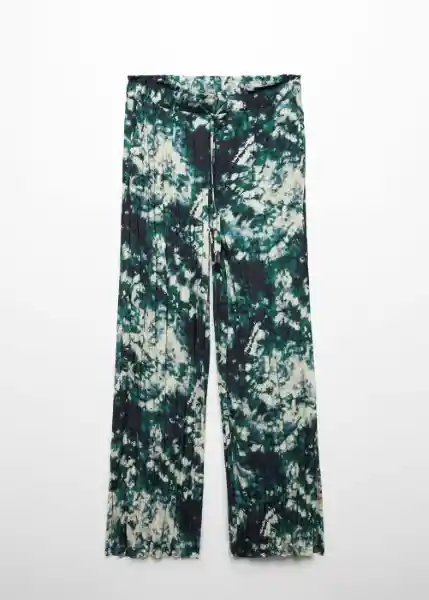 Pantalón Cosmo Verde Talla XS Mujer Mango