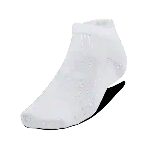 Under Armour Calcetines Unisex Essential Low Blanco 1386239-100