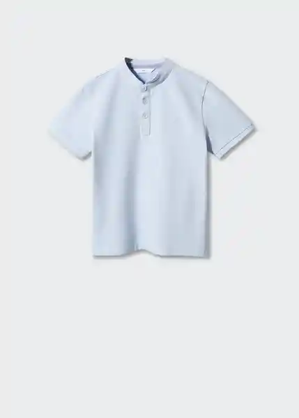 Camiseta Polo Hanoi4 Celeste Talla 08 Niños Mango