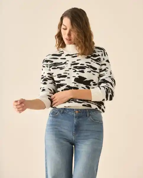 Buzo Tejido Crudo Puro Claro Talla M 162G203 Esprit