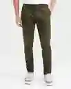 Pantalón Colors Rocket Verde Pino Oscuro 32 Chevignon