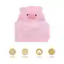 Cobija Con Capucha Serie Lulu The Piggy Miniso