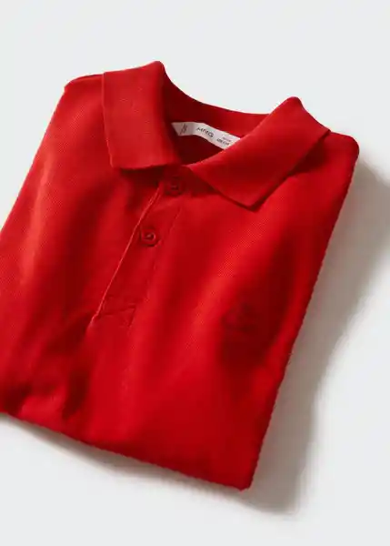 Camiseta Polo Javiercy Rojo Talla 12 Niños Mango