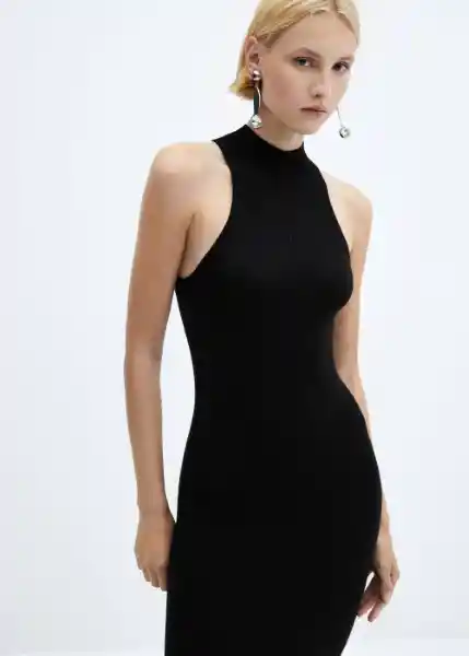 Vestido Margot-A Negro Talla XS Mujer Mango