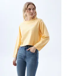 Camiseta Mujer Amarillo Talla M 602F011 Americanino