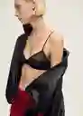 Sujetador Artemisa Negro Talla M Mujer Mango