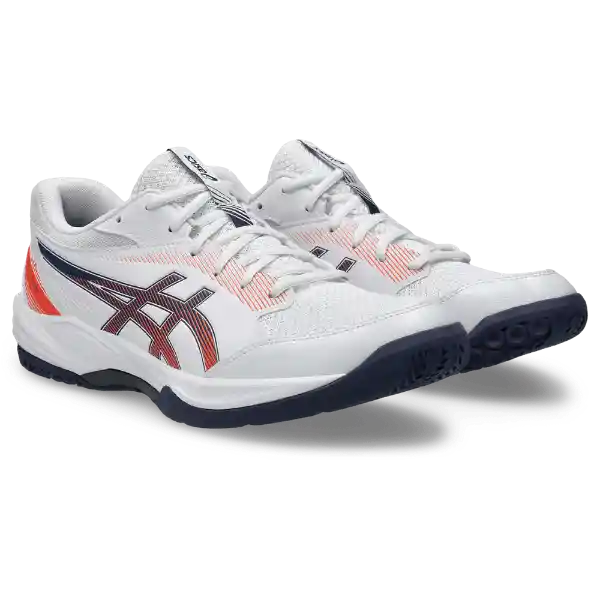 Asics Tenis Gel-Task 4 Para Indoor Hombre Blanco Talla 9.5