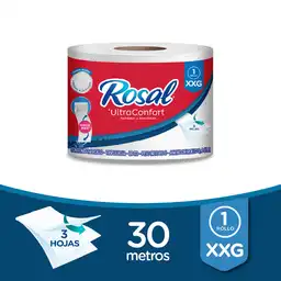 Rosal Papel Higiénico Plus XXG Ultra Confort Triple Hoja