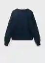 Buzo Sudadera Patch Navy Talla 10 Niñas Mango