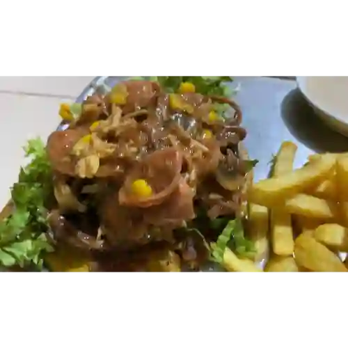 Tostón mixto