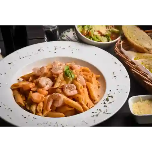 Pasta con Camarones