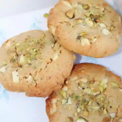 Galletas Keto Pistacho y Chocolate Blanc