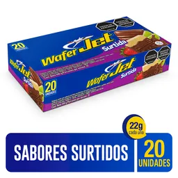 Jet Galleta Wafer Sabores Surtidos