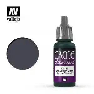 Vallejo Pintura Acrílica Game Color Gris Carbón Denso 17 mL