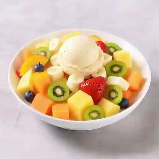 Ensalada Sencilla con Helado