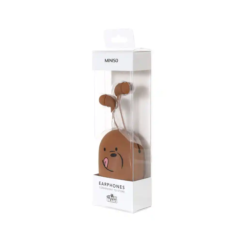 Miniso Audífonos De Cable We Bare Bears Café