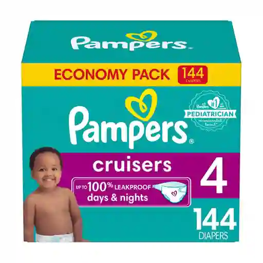 Pampers Pañal Para Bebé Cruisers Talla 4