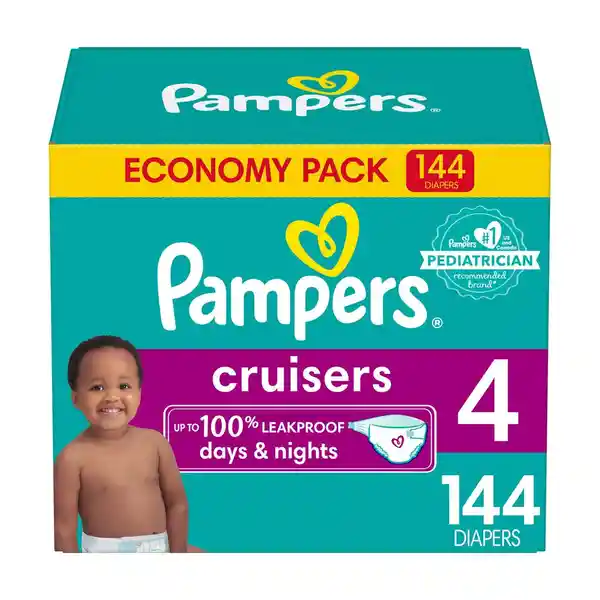Pampers Pañal Para Bebé Cruisers Talla 4