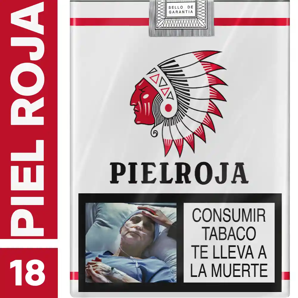 Piel Roja x 18 Cigarrillos