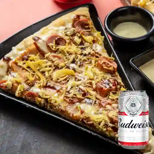 Combo Pizza Americana + Budweiser 269 ml