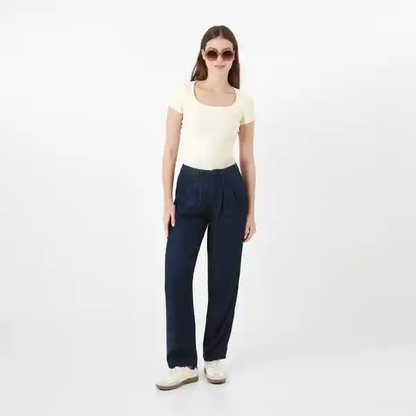 Camiseta Cuello Redondo Manga Corta Blanco Talla M 717342