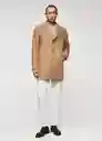 Abrigo Hake Camel Talla XS Hombre Mango