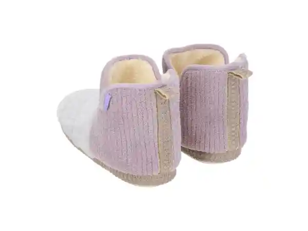 Pantuflas Bota Mujer Gris 35-36 Casaideas