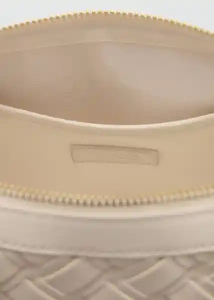 Bolso G Clavel Off White Talla 99 Mujer Mango