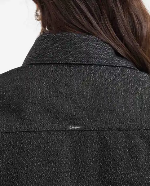 Chaqueta Straight Fit Negro Noche Ultraoscuro Talla S Chevignon