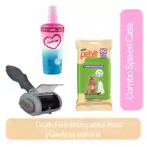 Combo Cepillo Furminator + Pañitos Petys + Canamor Perfume