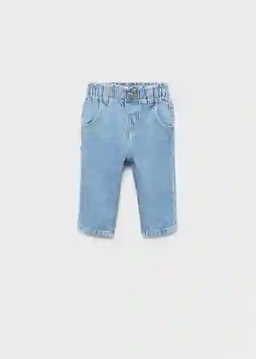 Jean Paperbag Tejano Medio Talla 69 Niñas Mango
