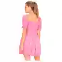 Vestido Corto Bondi Fucsia S